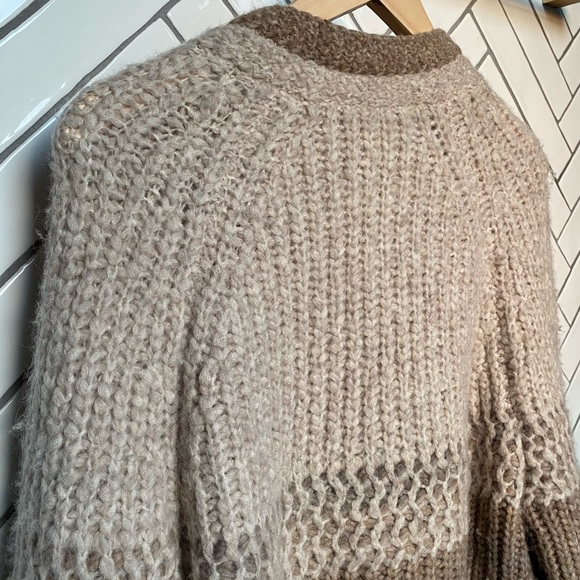 Raquel Allegra merino wool distressed cardigan - Picture 10 of 10